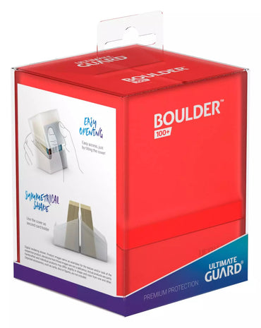 Ultimate Guard: Boulder Deck Box Standard 100+:Ruby
