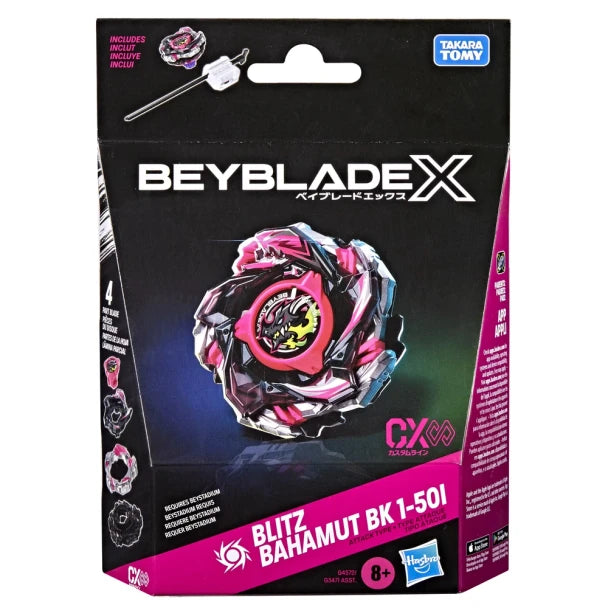 HASBRO Beyblade X Starter Blitz Bahamut BK 1-50I