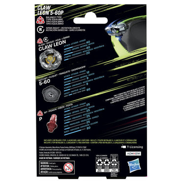 Beyblade X: Hasbro - Claw Leon 5-60P