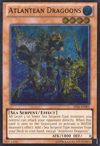 Atlantean Dragoons [AP02-EN001] Ultimate Rare