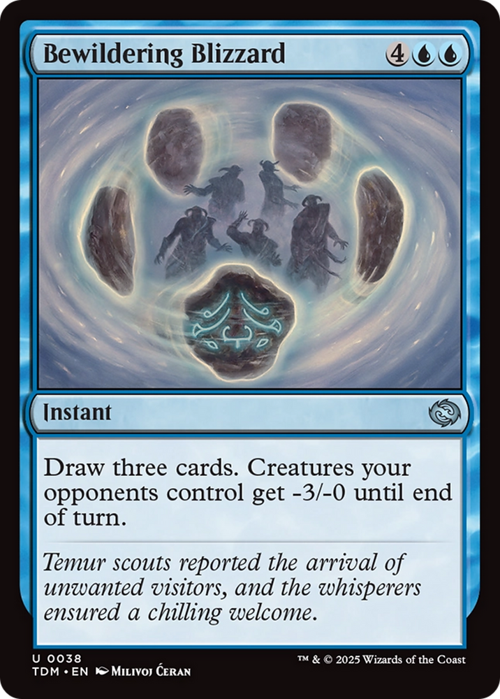 Bewildering Blizzard [Tarkir: Dragonstorm]