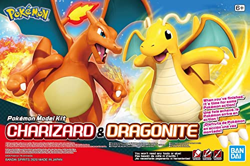 Charizard & Dragonite - Bandai Pokemon Model