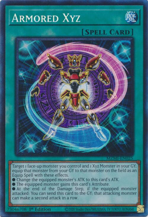Armored Xyz (CR) [MZMI-EN025] Collector's Rare