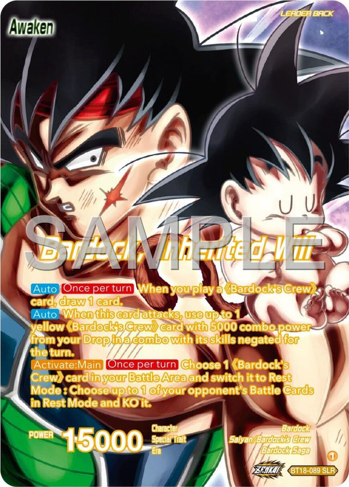 Bardock's Crew // Bardock, Inherited Will (BT18-089) [Premium Anniversary Box 2024]