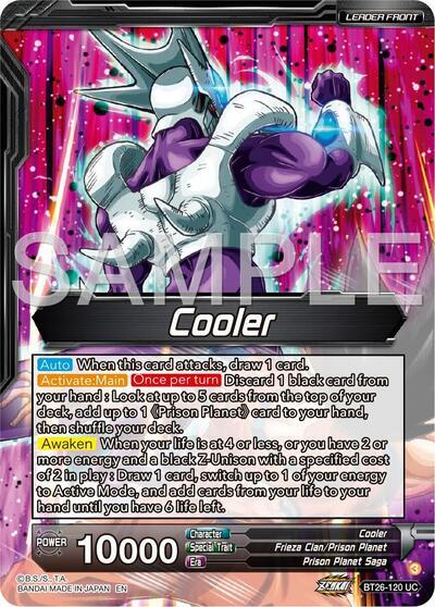 Cooler // Golden Cooler, Dimension-Transcending Growth (Alternate Art) (BT26-120) [Ultimate Advent]