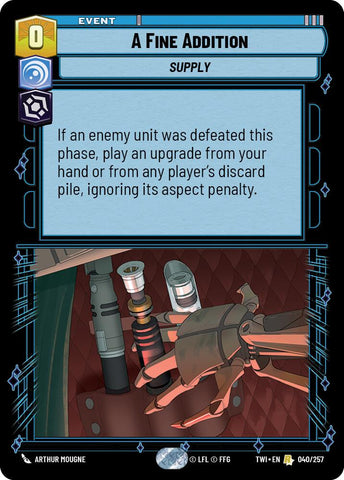 A Fine Addition (040/257) (040/257) [Twilight of the Republic]