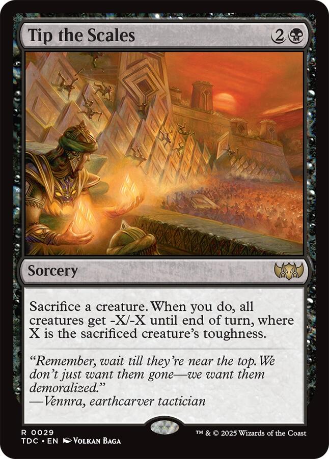 Tip the Scales [Tarkir: Dragonstorm Commander]