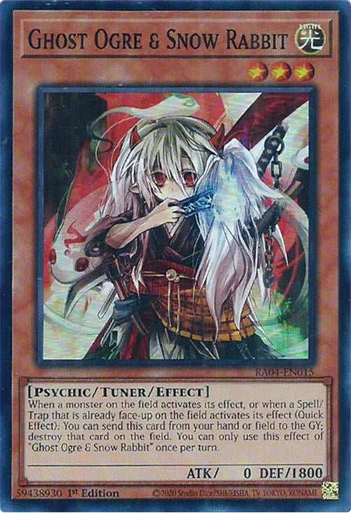 Ghost Ogre & Snow Rabbit [RA04-EN015] Super Rare