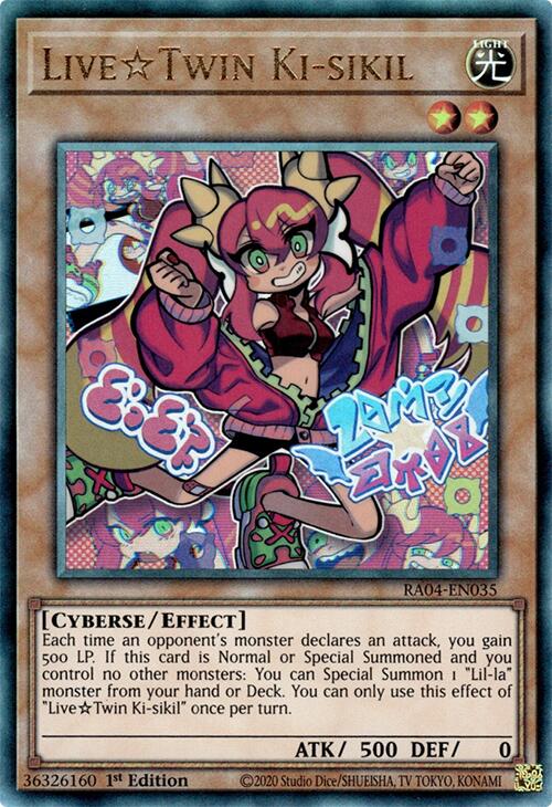 LiveTwin Ki-sikil [RA04-EN035] Prismatic Ultimate Rare