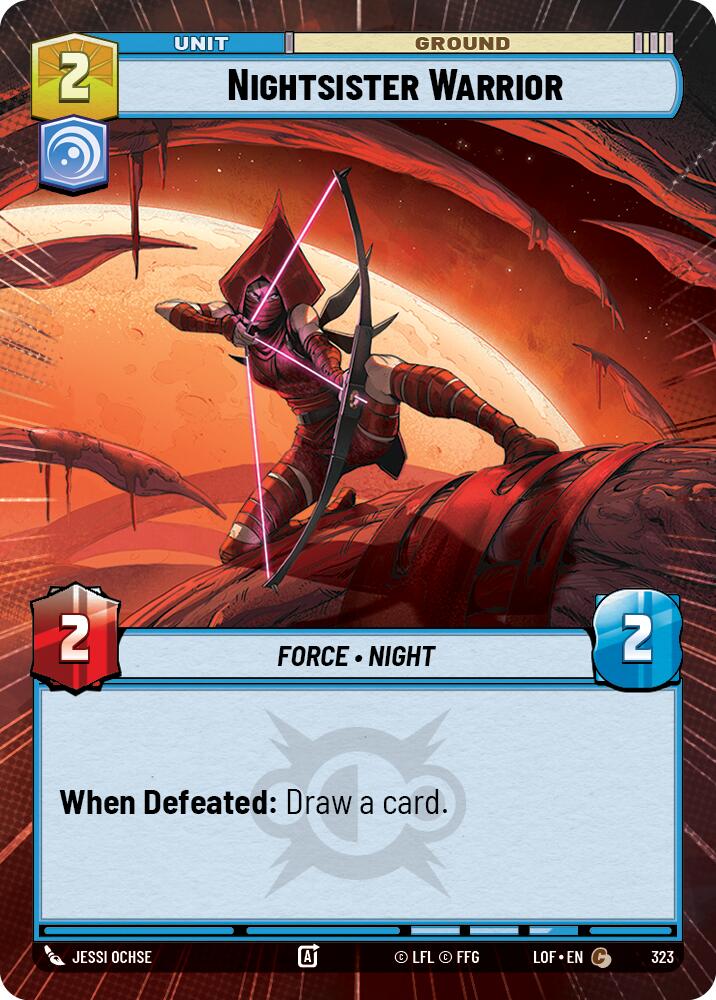 Nightsister Warrior (323) (Hyperspace) (323) [Legends of the Force]