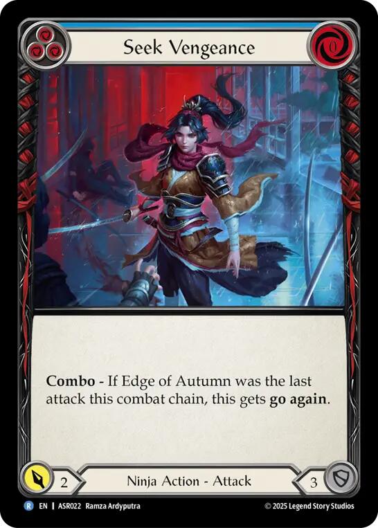 Seek Vengeance (Blue) [ASR022] (Armory Deck: Ira)