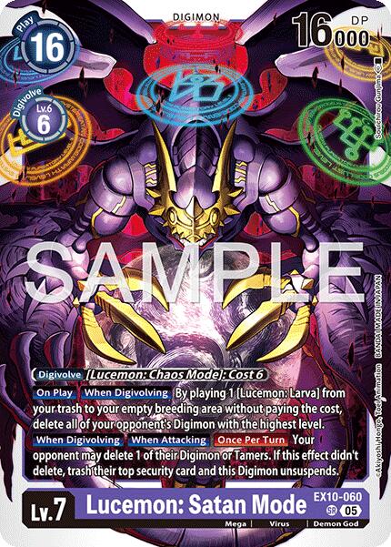 Lucemon: Satan Mode [EX10-060] [Sinister Order]