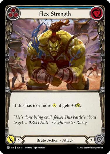 Flex Strength (Blue) [SUP151] (Super Slam)