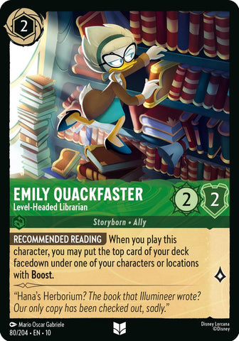 Emily Quackfaster - Level-Headed Librarian (80/204) [Whispers in the Well]