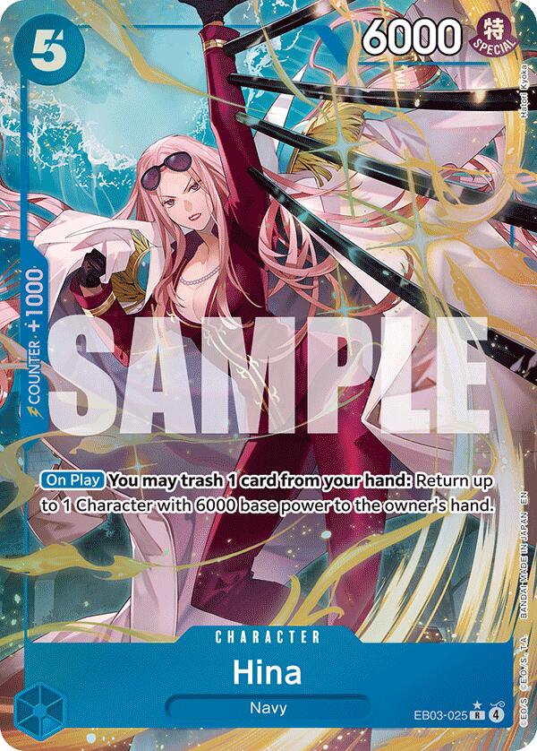 Hina (Alternate Art) [Extra Booster: One Piece Heroines Edition]