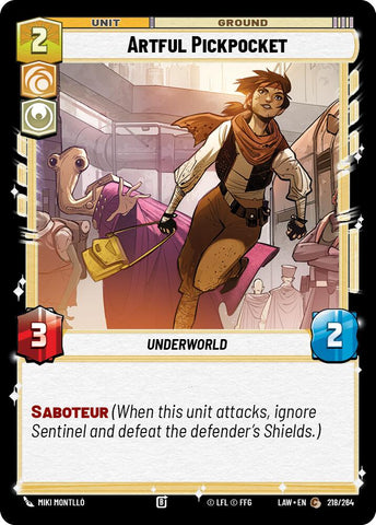 Artful Pickpocket (218/264) (218/264) [A Lawless Time]