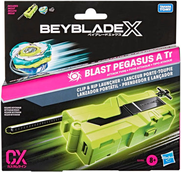 Beyblade X CX Infinity Blast Pegasus A Tr Starter Pack Set [Clip & Rip Launcher]