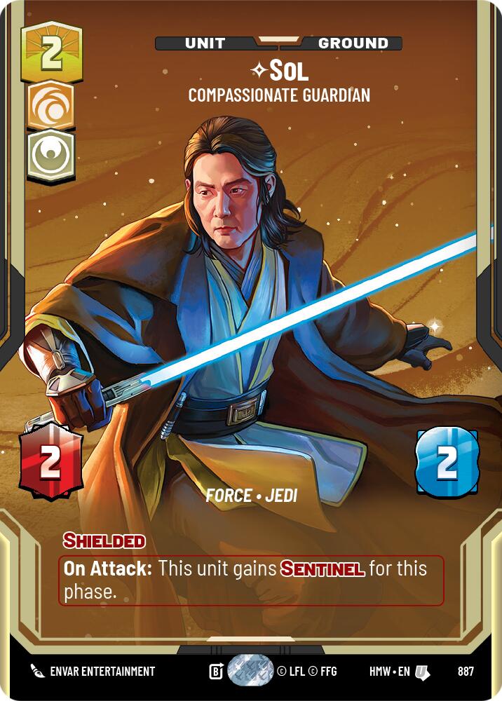 Sol - Compassionate Guardian (887) (Prestige Foil) (887) [Homeworlds]