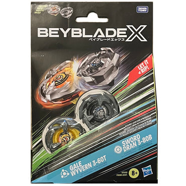 Beyblade X: Hasbro - Gale Wyvern and Sword Dran Dual Pack