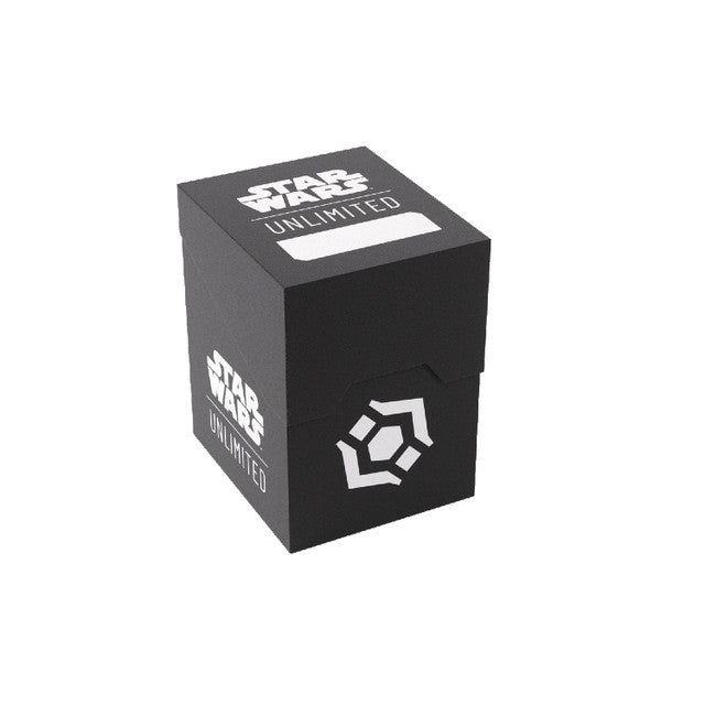 Gamegenic Deck Box: Star Wars Unlimited - Soft Crate - Black/White