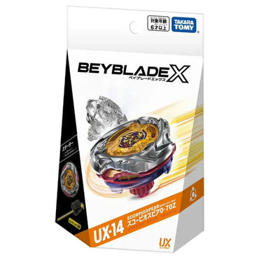 TAKARA TOMY Beyblade X UX-14 ScorpioSpear 0-70Z Starter