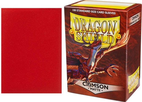 Dragon Shield: Matte Card Sleeves (100): Crimson