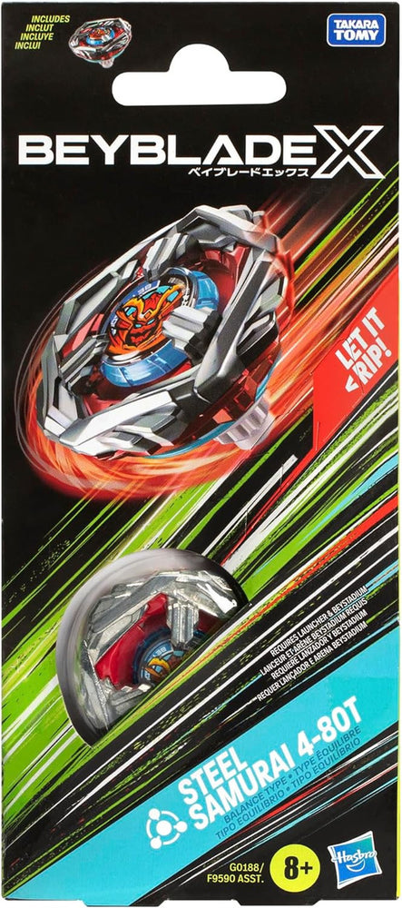 Beyblade X: Hasbro - Steel Samurai 4-80T