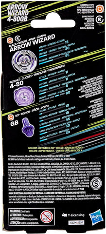 Beyblade X: Hasbro - Arrow Wizard 4-80G