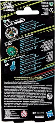 Beyblade X: Hasbro - Sphinx Cowl 9-80GN