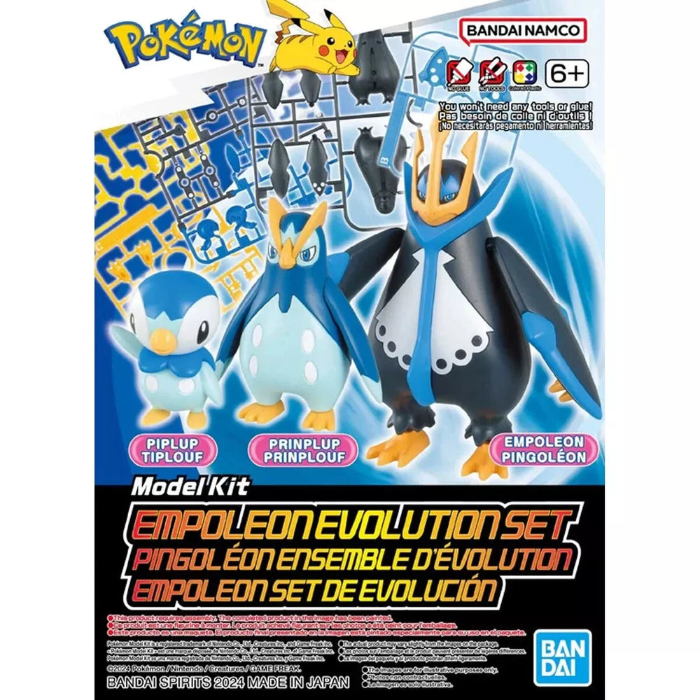 Pokemon Model Kit Evolution 06 Empoleon Set