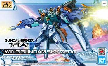 Gundam Breaker Battlogue HGBB Wing Gundam Sky Zero 1/144 Scale Model Kit