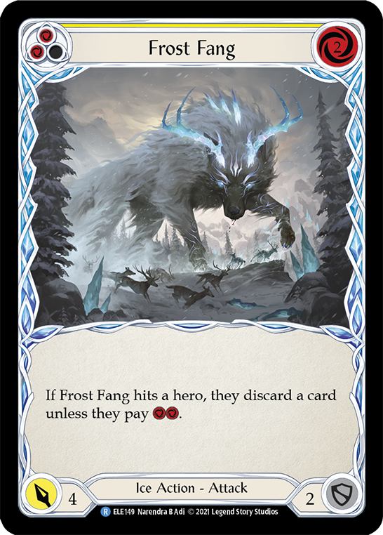 Frost Fang (Yellow) [ELE149] (Tales of Aria)  1st Edition Normal