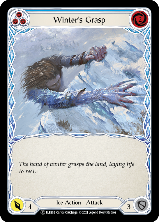 Winter's Grasp (Blue) [U-ELE162] Unlimited Normal