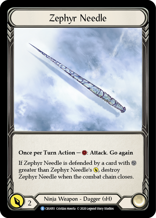 Zephyr Needle [CRU051] 1st Edition Normal