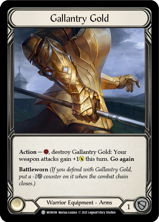 Gallantry Gold [MON108] 1st Edition Normal
