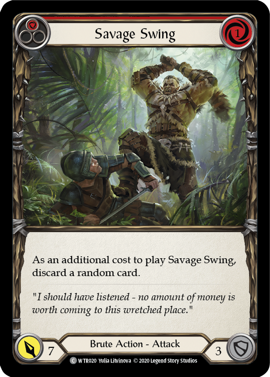 Savage Swing (Red) [U-WTR020] Unlimited Normal