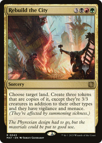 Rebuild the City (Promo Pack) [The Lost Caverns of Ixalan Promos]