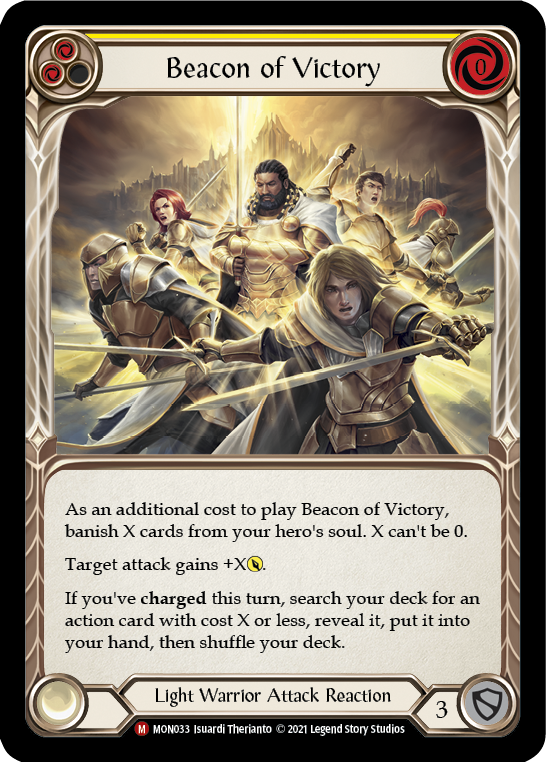 Beacon of Victory [MON033] 1st Edition Normal