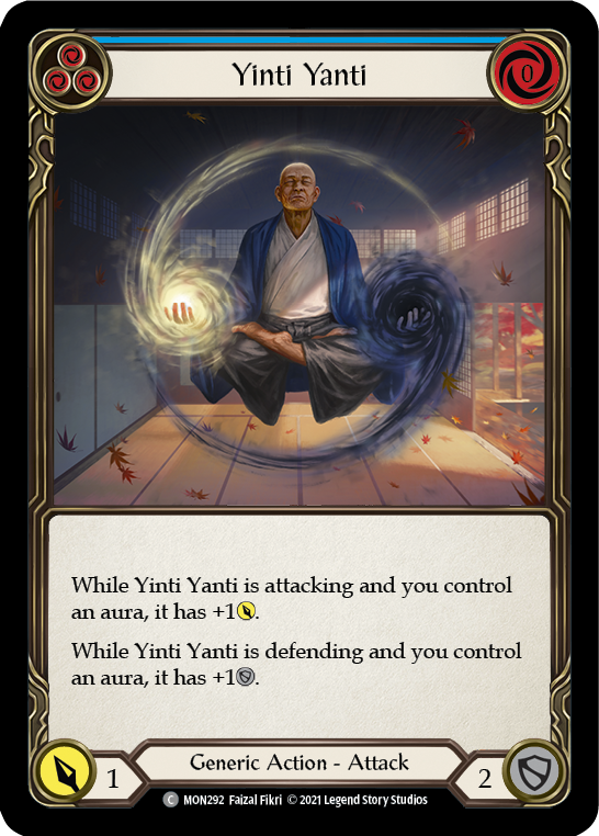 Yinti Yanti (Blue) [MON292-RF] 1st Edition Rainbow Foil