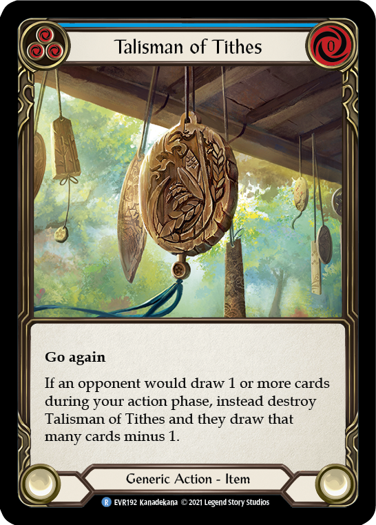 Talisman of Tithes [EVR192] (Everfest)  1st Edition Cold Foil