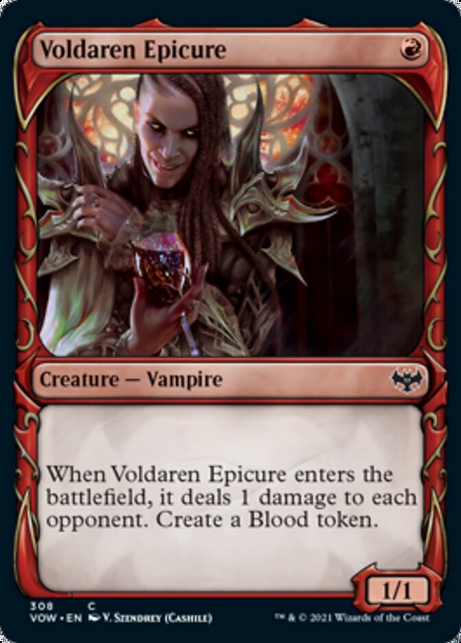 Voldaren Epicure (Showcase Fang Frame) [Innistrad: Crimson Vow]