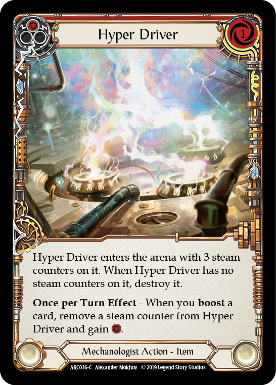 Hyper Driver [ARC036-C] 1st Edition Rainbow Foil