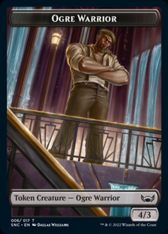 Ogre Warrior // Citizen Double-sided Token [Streets of New Capenna Tokens]