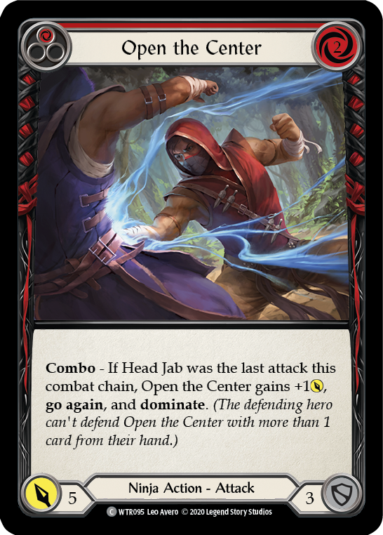 Open the Center (Red) [U-WTR095] Unlimited Rainbow Foil